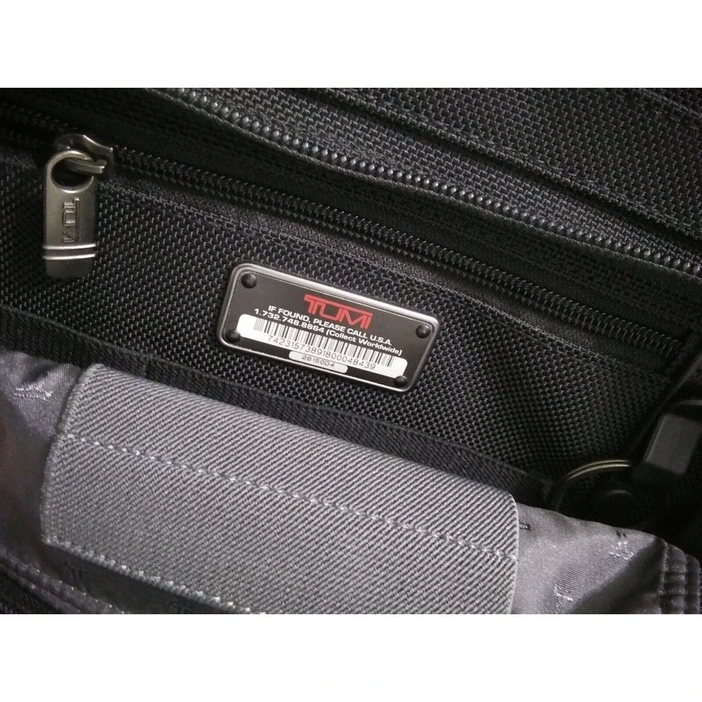 Tumi Alpha 26150D4 Ballistic Nylon Laptop Briefcase Crossbody Bag Shoulder